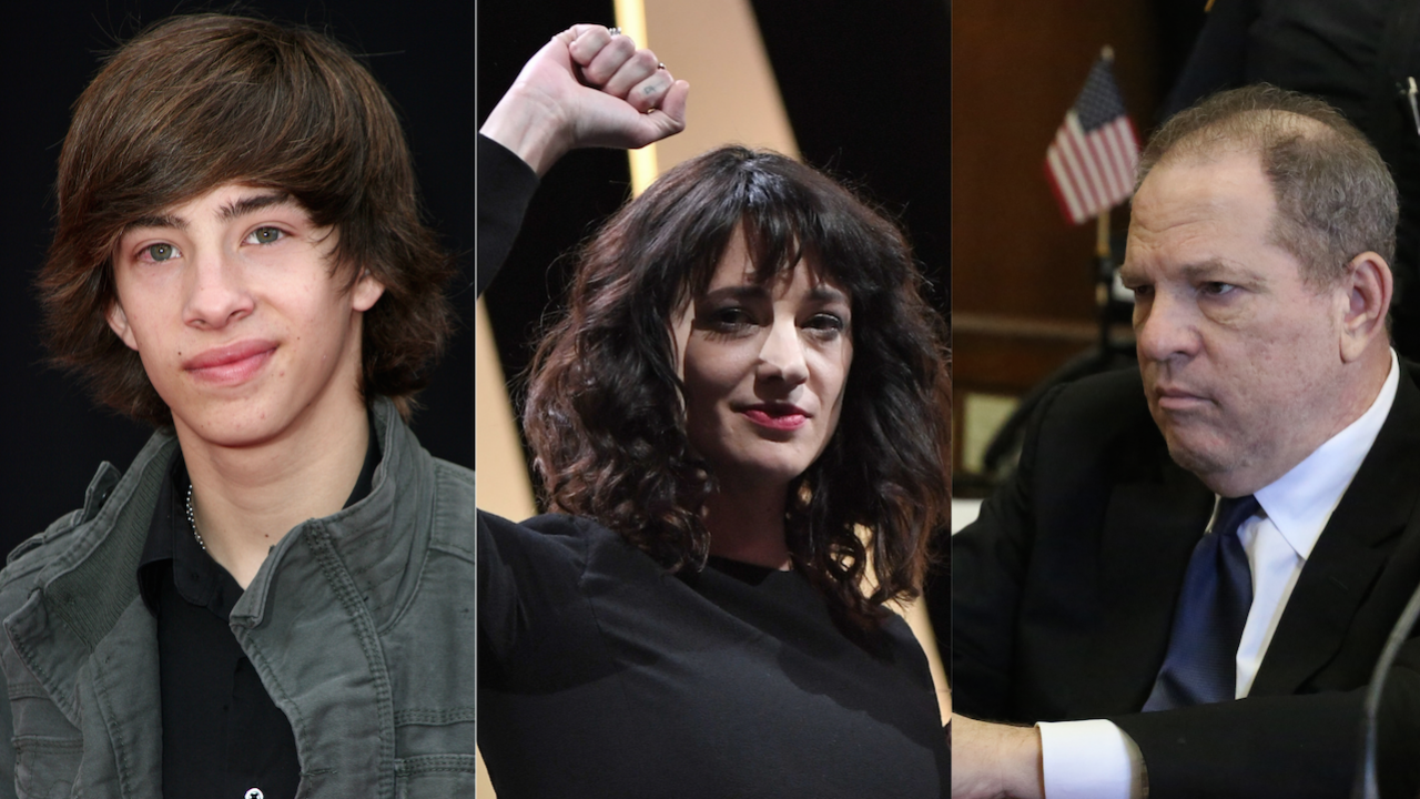 Asia Argento Jimmy Bennett Harvey Weinstein