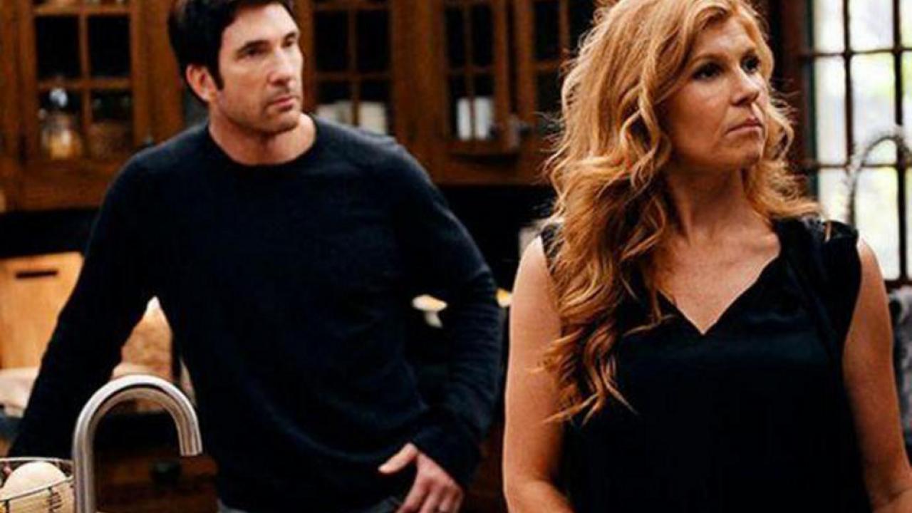 American Horror Story Connie Britton et Dylan McDermott 