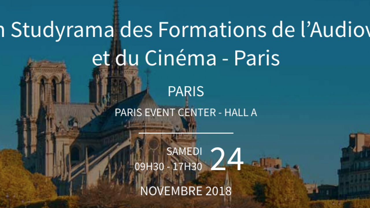 3e salon Studyrama Formations Audiovisuel et Cinéma