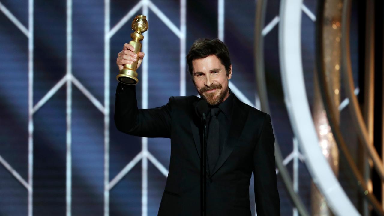 Christian Bale Golden Globes Satan