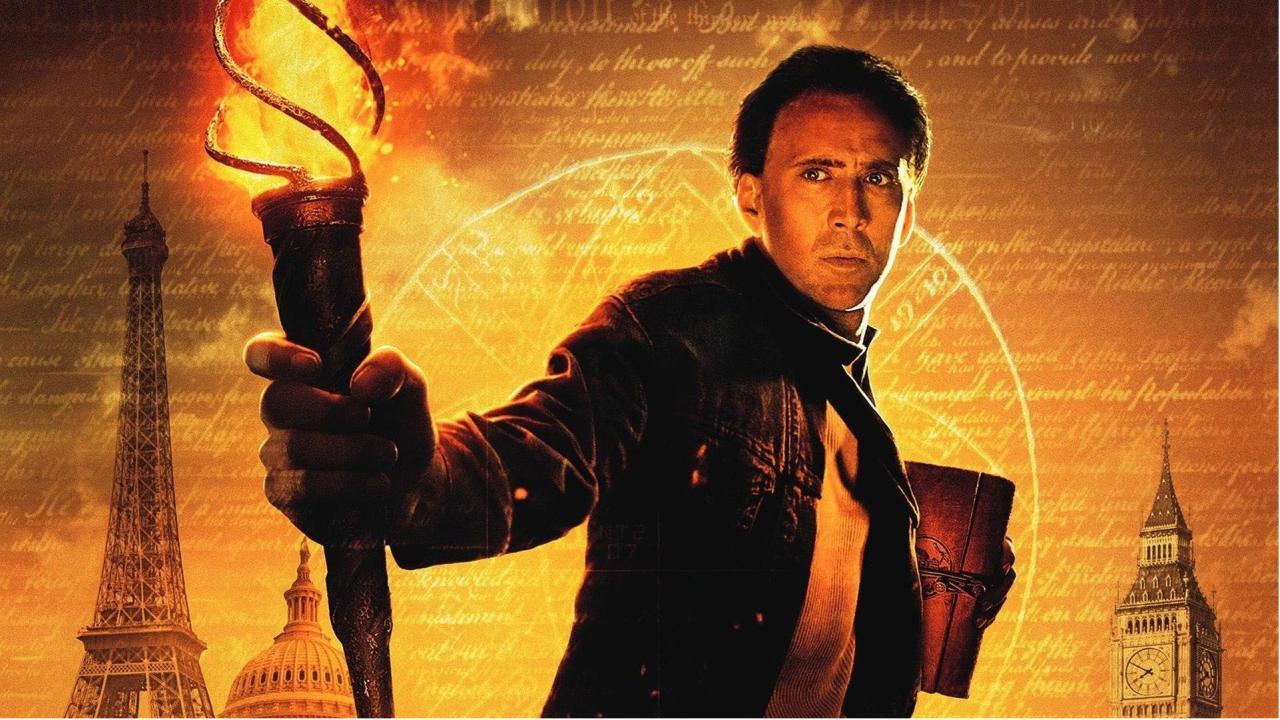 Nicolas Cage dans Benjamin Gates et le trésor des templiers (2004)