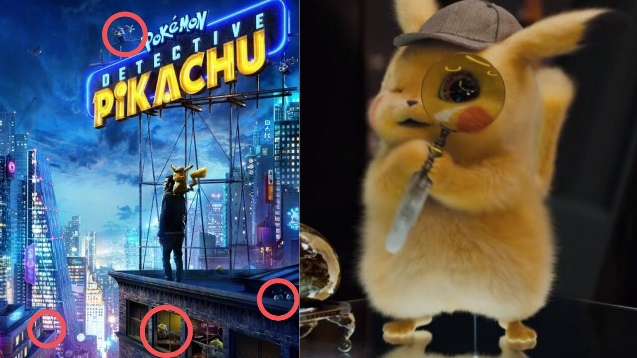 Partez à la chasse aux Pokémon sur la nouvelle affiche de Détective Pikachu