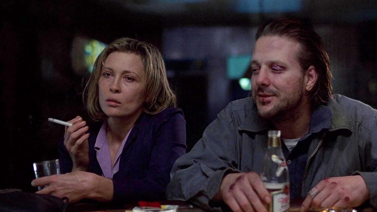 Faye Dunaway et Mickey Rourke (Barfly)