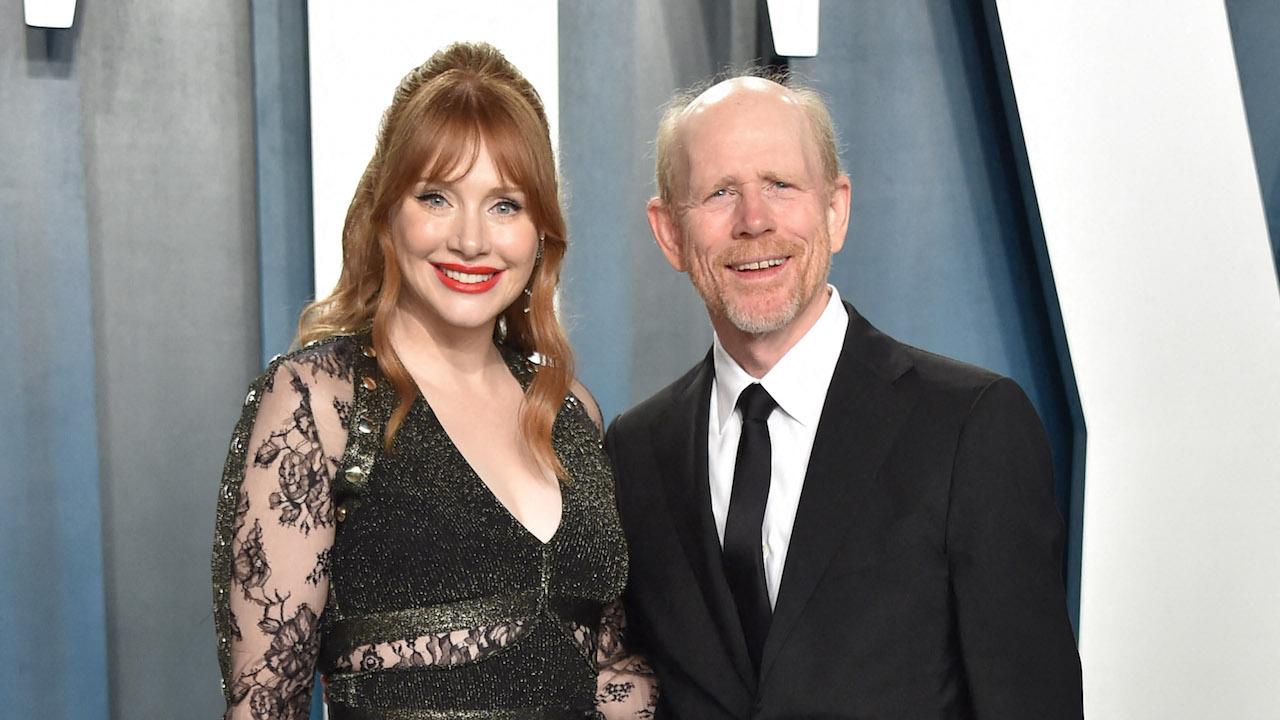 Bryce Dallas Howard et Ron Howard (2020)