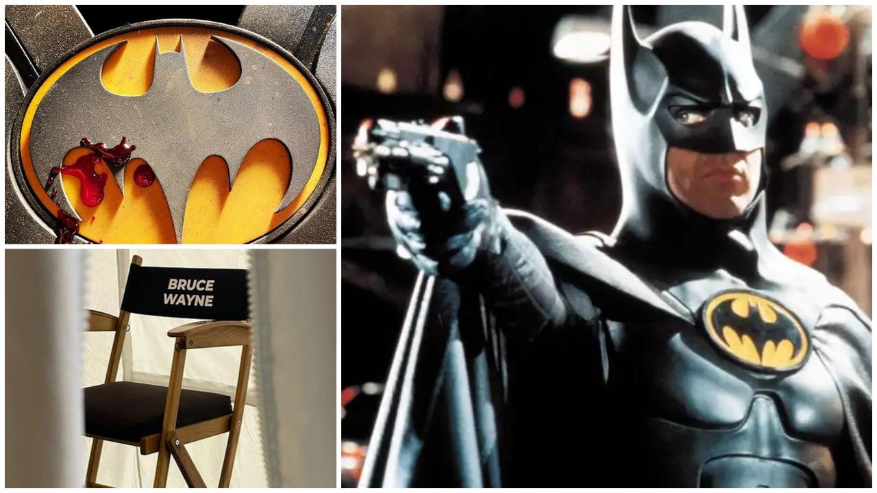 The Flash : le réalisateur poste une image du costume de Batman de Michael Keaton ensanglanté 