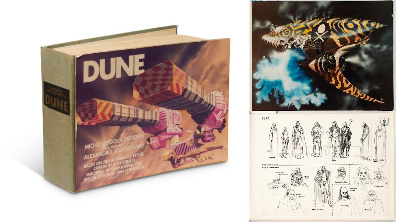 Storyboard du Dune de Jodorowsky en vente