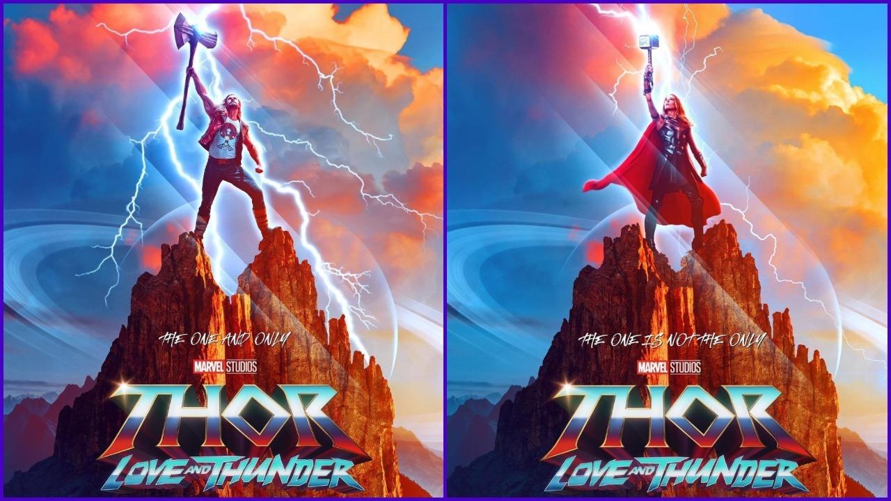 Natalie Portman défie Chris Hemsworth avec son propre poster de Thor : Love & Thunder