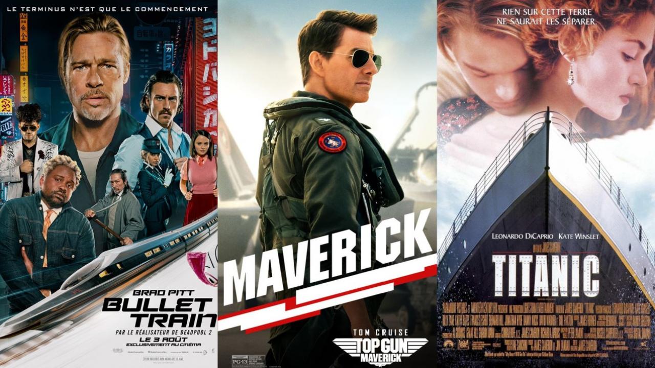 Bullet Train démarre fort au box-office US, et Top Gun 2 bat Titanic !