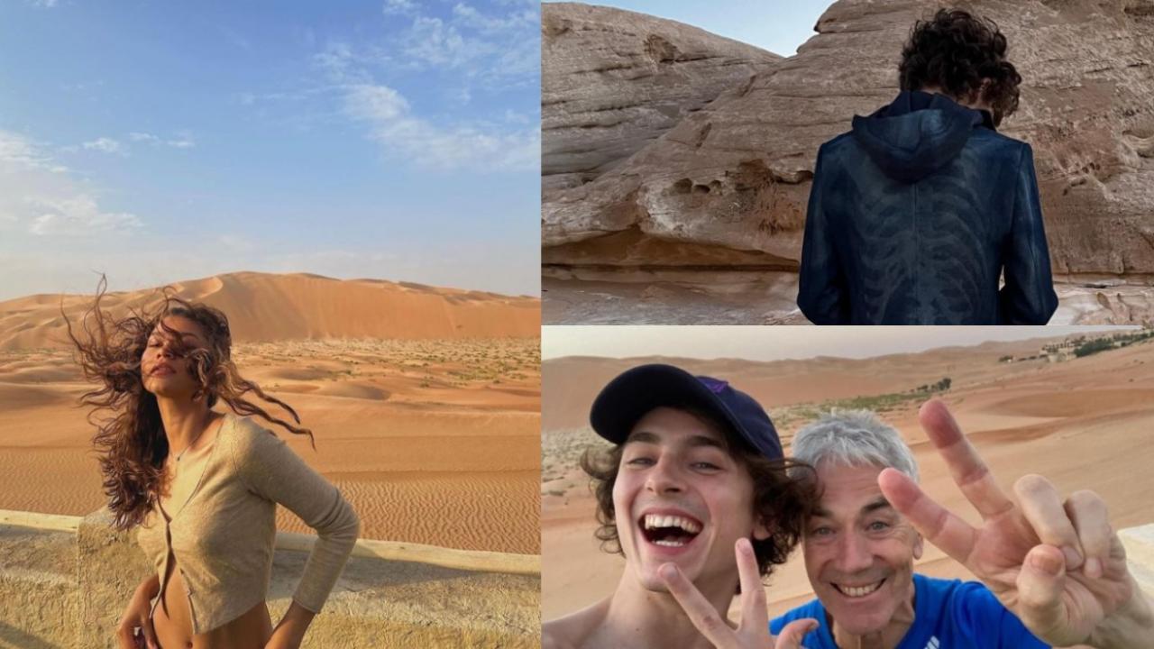 Timothée Chalamet annonce la fin du tournage de Dune 2 avec une photo
