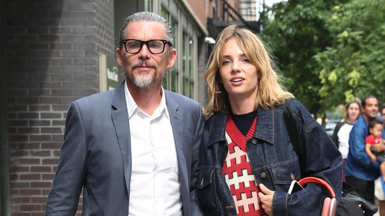 Maya Hawke et Ethan Hawke en 2023