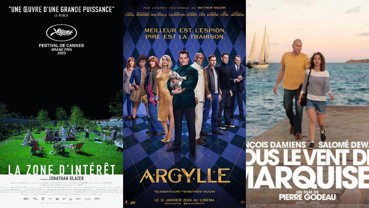 Affiches Films à l'affiche mercredi 31 janvier 2024