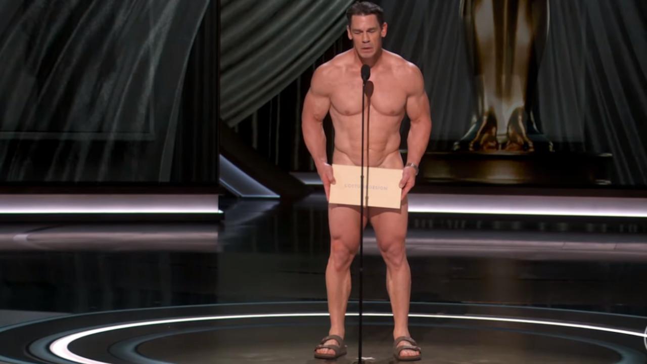 John Cena tout nu Oscars 2024