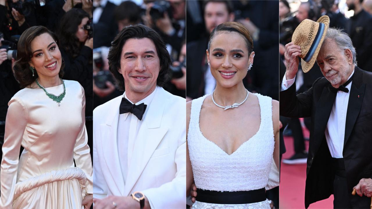 Cannes 2024 : le tapis rouge émouvant de Mégalopolis avec Francis Ford Coppola, Adam Driver, Aubrey Plaza, Shia LaBeouf… 