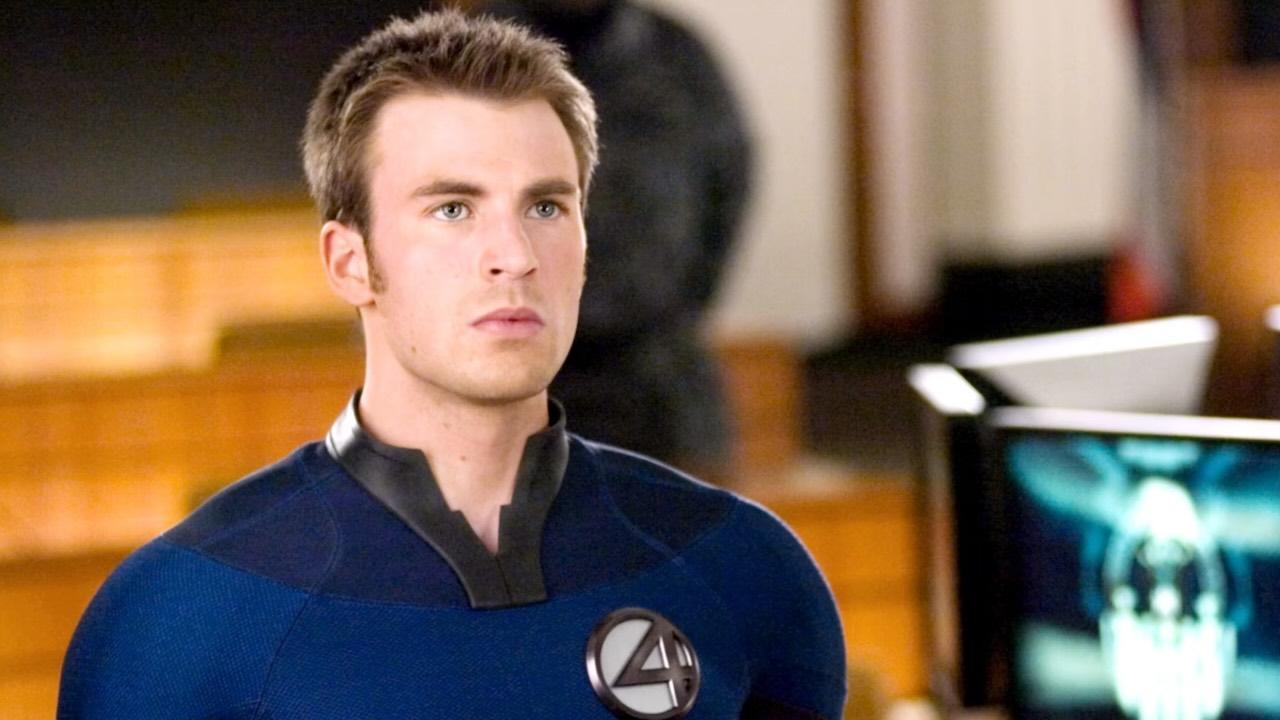 Chris Evans dans la peau de Johnny Storm - Les Quatre Fantastiques