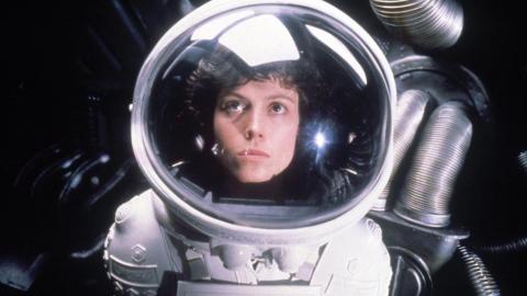 Sigourney Weaver en Ripley dans Alien de Ridpley Scott (1979)