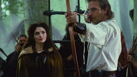 Mary Elizabeth Mastrantonio dans "Robin des Bois - Prince des Voleurs", en 1991
