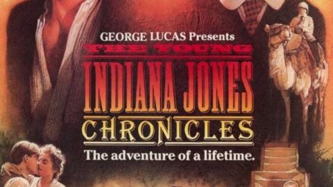 Poster de Drew Struzan pour les téléfilms tirés de la série Les Aventures du jeune Indiana Jones (1992)