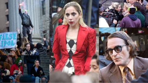 Premières images de Lady Gaga en costume sur le tournage de Joker : Folie à Deux 
