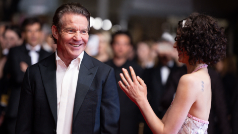 The Substance à Cannes 2024 : Dennis Quaid et Margaret Qualley à la montée des marches