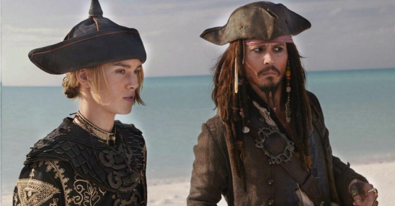 Keira Knightley dans Pirates des Caraïbes Jusqu'au bout du monde (2007)