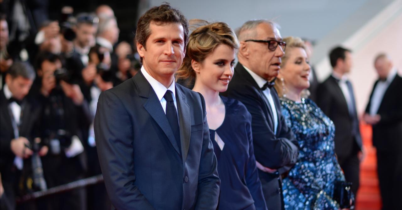 L'équipe de L'Homme qu'on aimait trop lors du festival de Cannes 2014