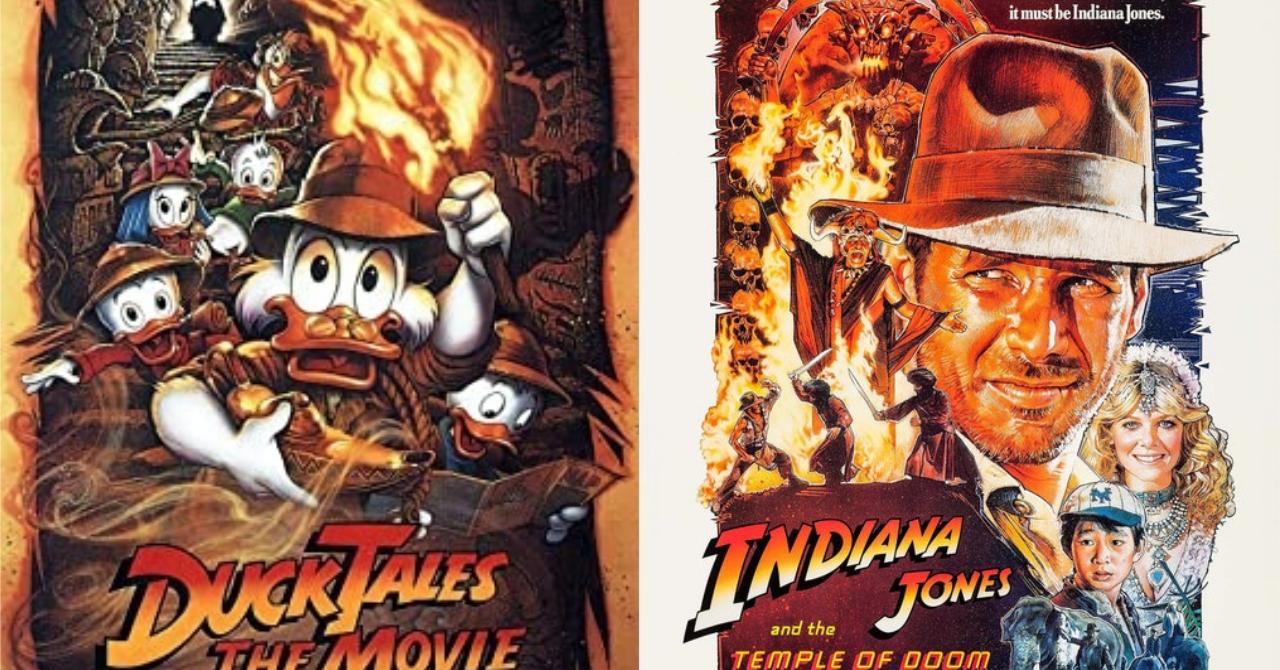 Quand Drew Struzan parodiait Indiana Jones pour La Bande à Picsou le film