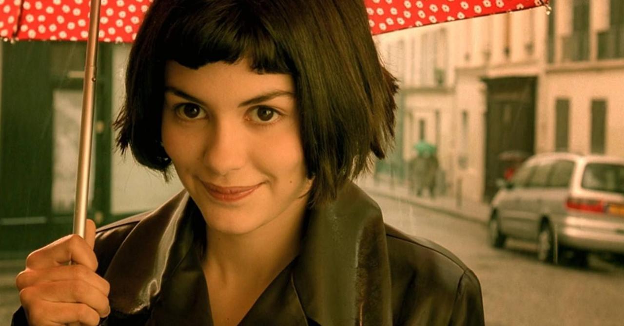 Audrey Tautou dans Le fabuleux destin d'Amélie Poulain de Jean-Pierre Jeunet sorti en 2001