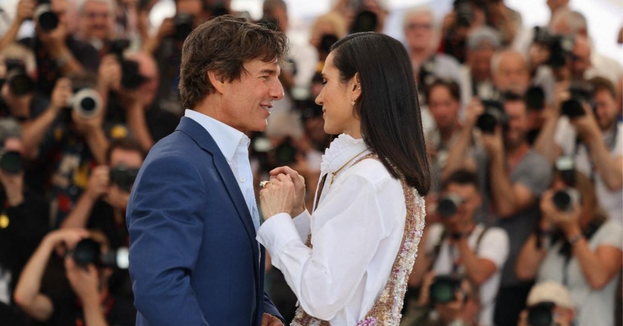 Cannes 2022, jour 2 : Tom Cruise, complice avec sa partenaire du film Jennifer Connelly