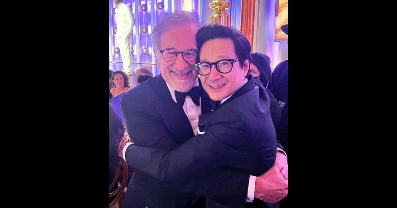Steven Spielberg et Ke Huy Quan