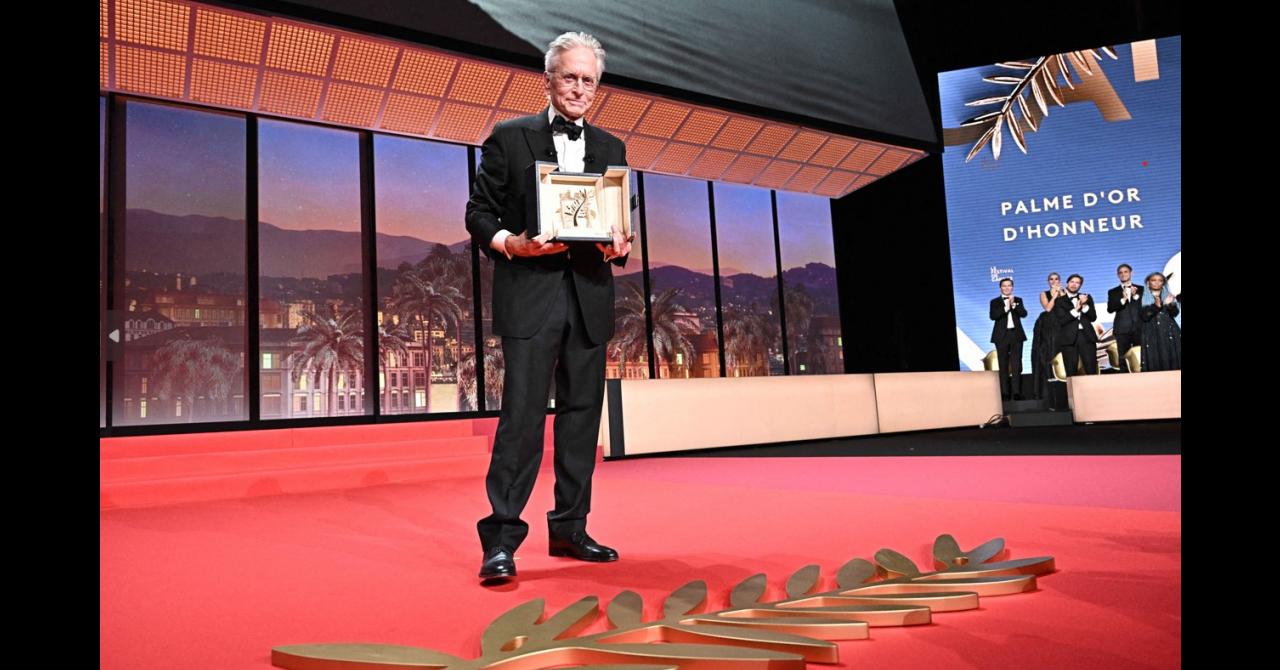 Cannes 2023 - Jour 1 :  Michael Douglas et sa Palme d'or d'honneur