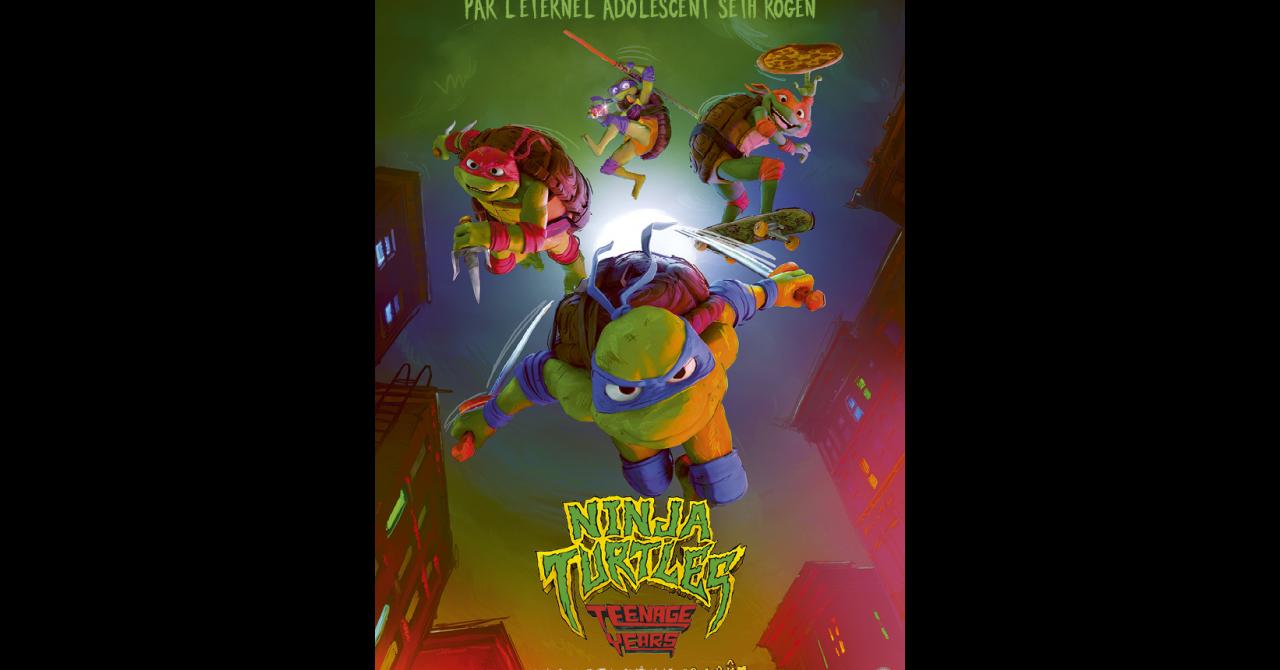 Ninja Turtles : Teenage years affiche française