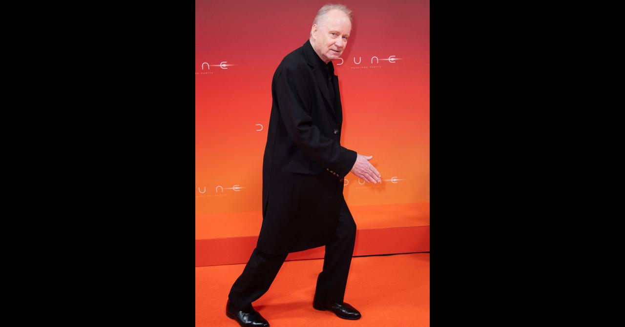 Stellan Skarsgard à la première de Dune 2, à Paris