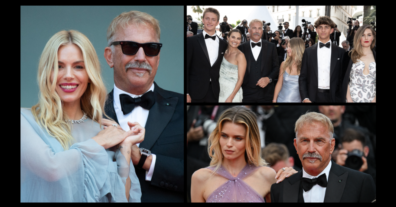 Cannes jour 6 : Montée des marches en famille pour Kevin Costner et ses cinq enfants