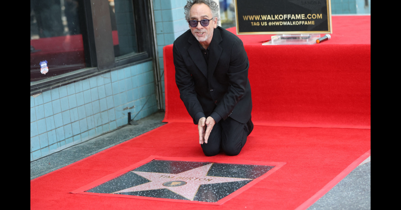 Tim Burton a enfin son étoile à Hollywood : "Merci mon pote, t'es le meilleur !"