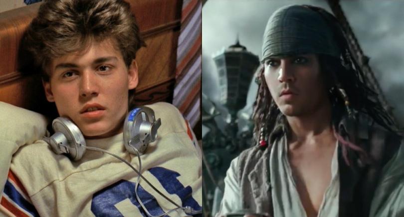 Johnny Depp jeune