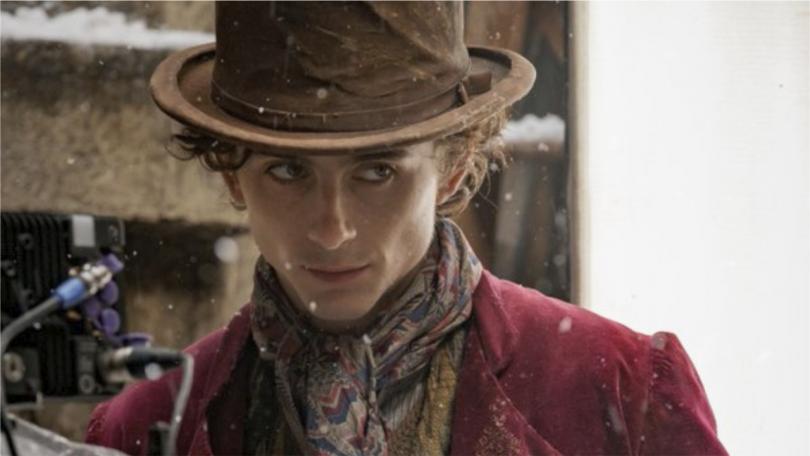 Timothée Chalamet dévoile son costume de Wonka