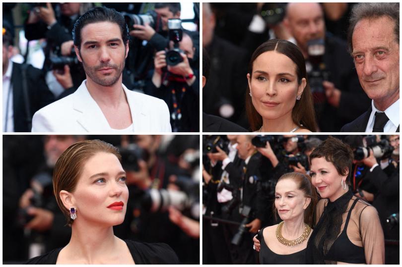 Tahar Rahim, Noomi Rapace, Léa Seydoux, Isabelle Huppert et Maggie Gyllenhaal à la soirée des 75 ans du Festival de Cannes
