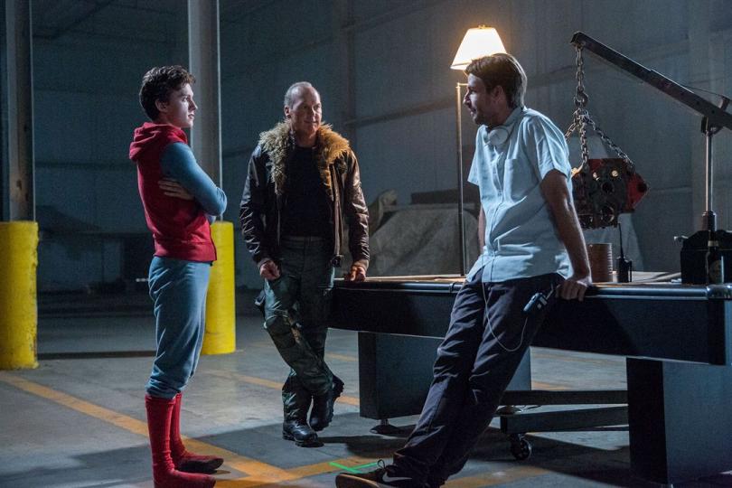 Michael Keaton sur le tournage de Spider-Man : Homecoming