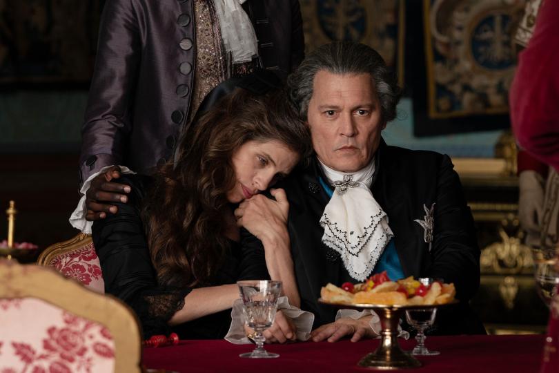 Maiwenn et Johnny Depp dans Jeanne du Barry