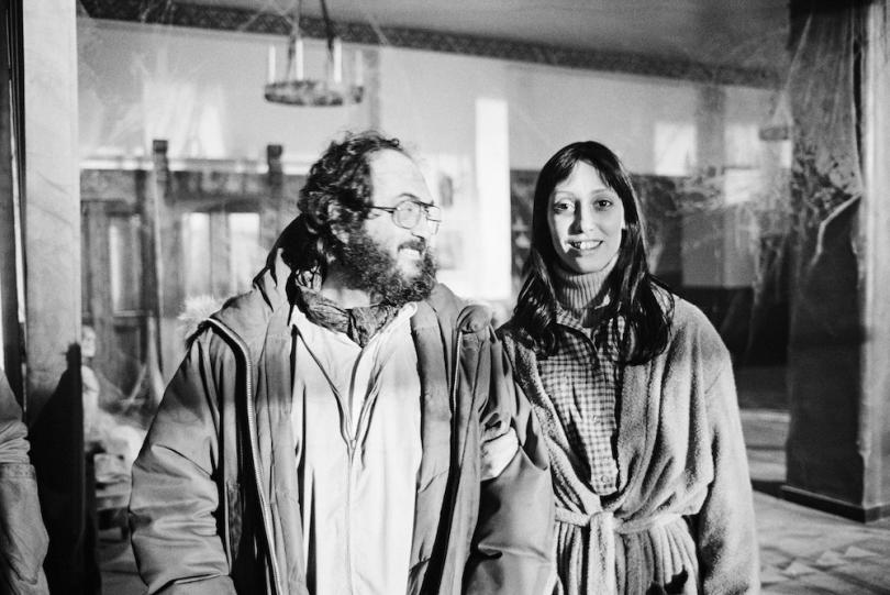 Stanley Kurbrick et Shelley Duvall sur le plateau de Shining