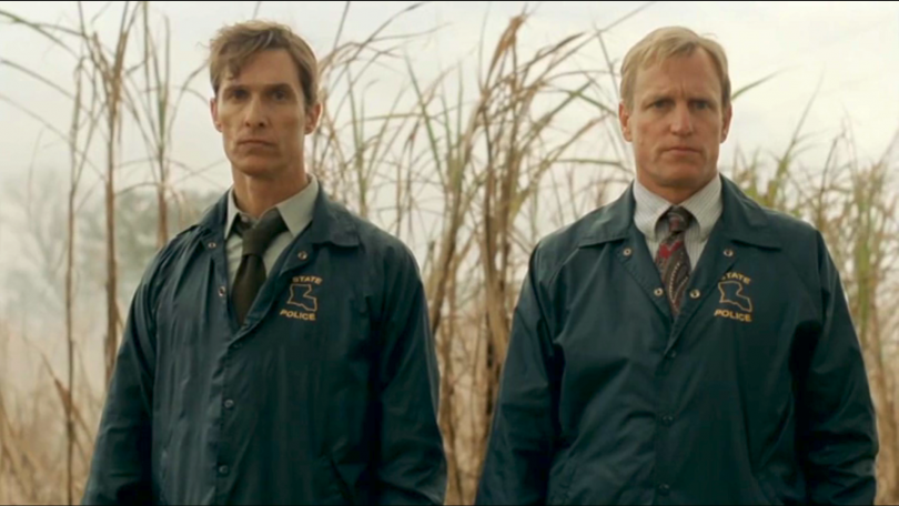 Woody Harrelson et Matthew McConaughey dans True Detective