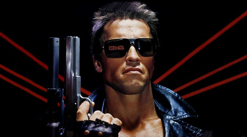 Arnold Schwarzenegger dans Terminator en 1984