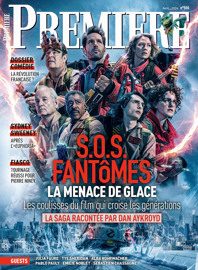 Première n°550 couverture S.O.S. Fantômes La Menace de Glace