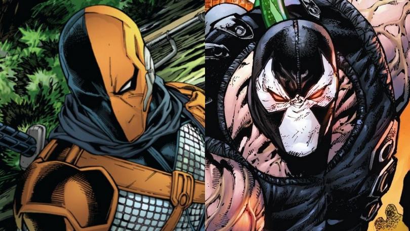 Bane and Deathstroke dc comics