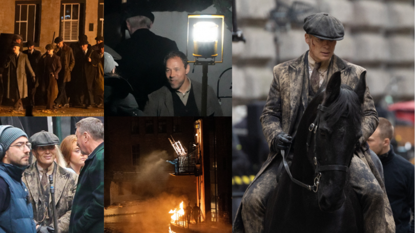 Cillian Murphy est en plein tournage du film Peaky Blinders [photos]